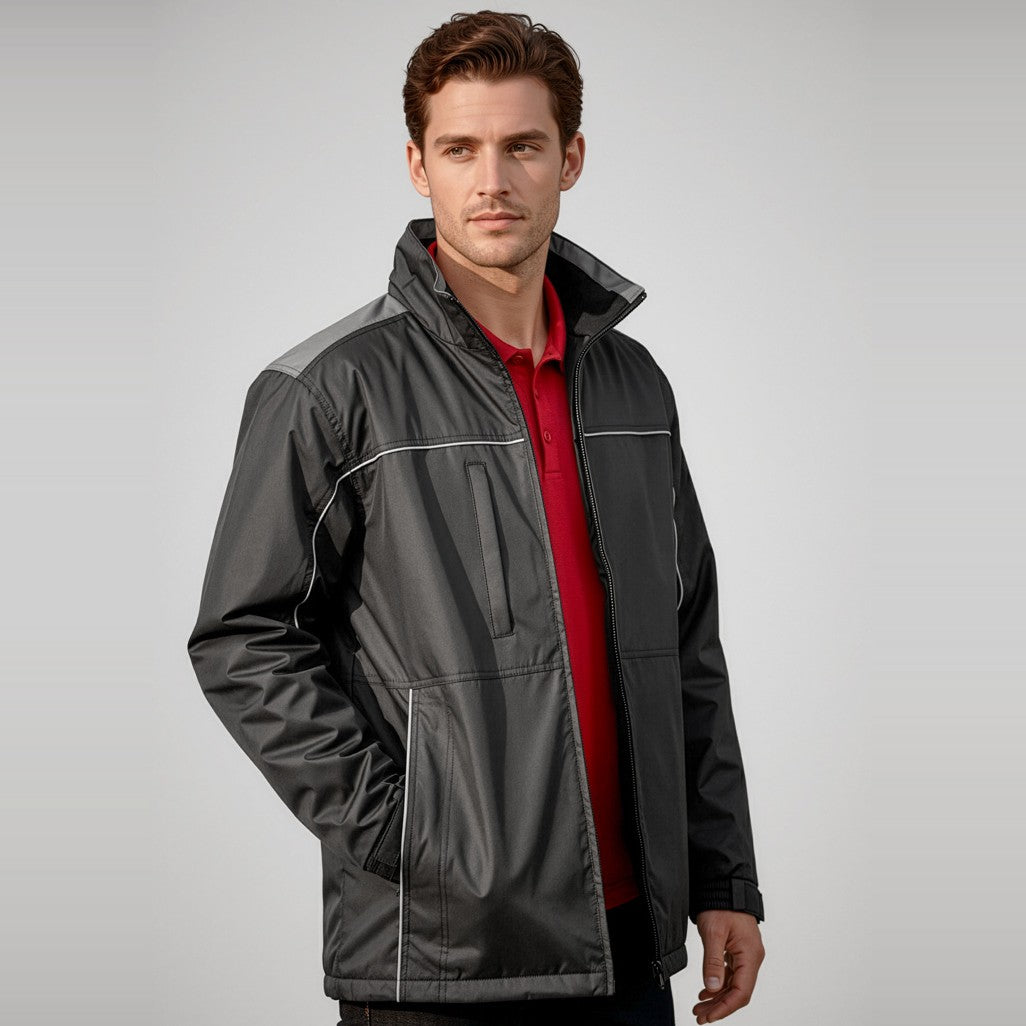 Biz Reactor Unisex Jacket J3887, worn by model