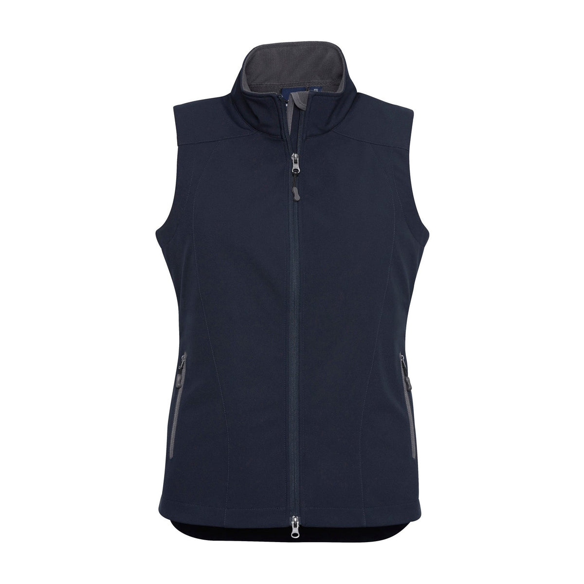 Biz Womens Geneva Vest J404L in Navy/Graphite