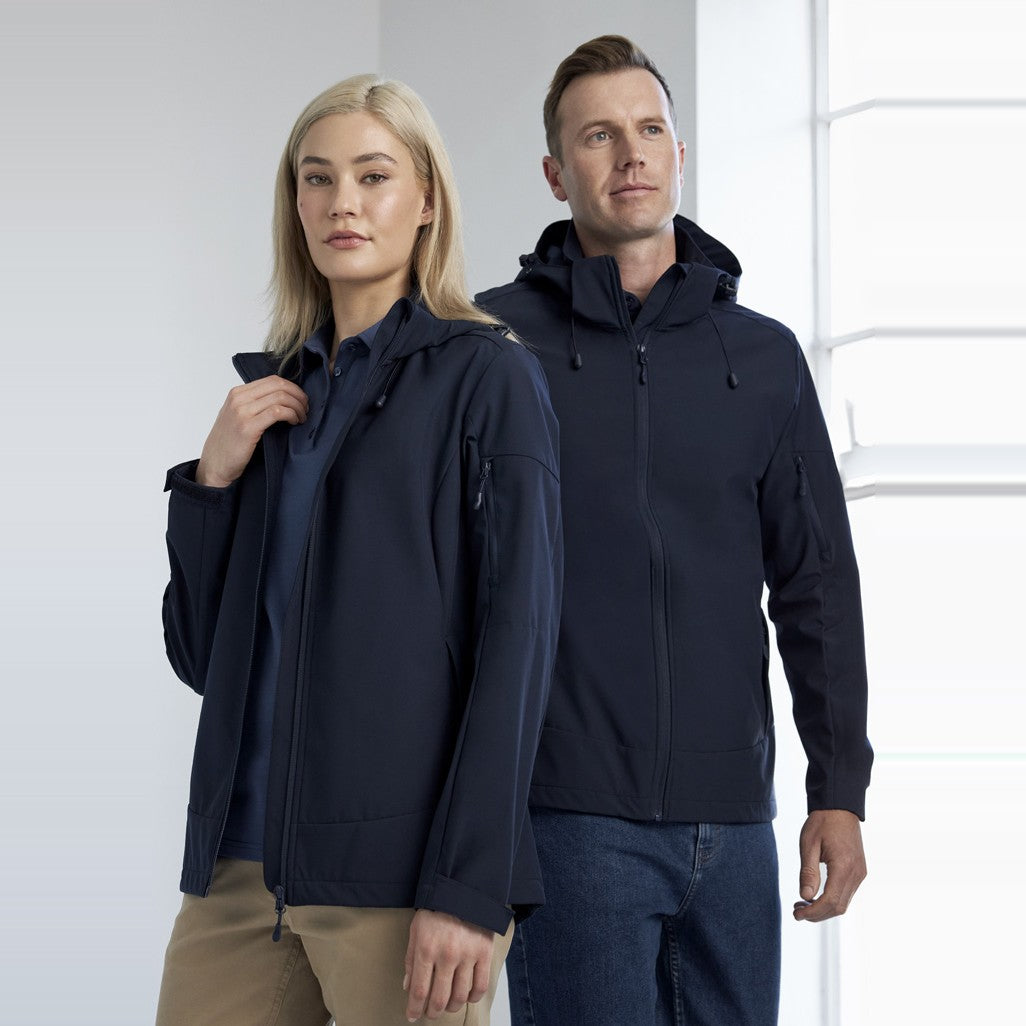 Biz Atlas Mens Jacket J502M in Navy, worn by model, view 5