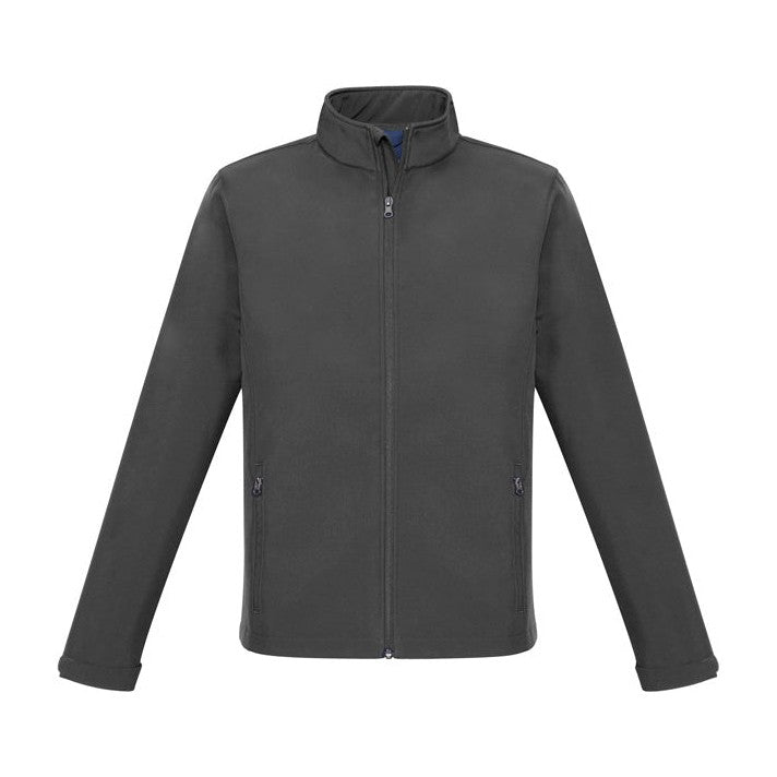 Biz Mens Apex Softshell Jacket J740M in Grey