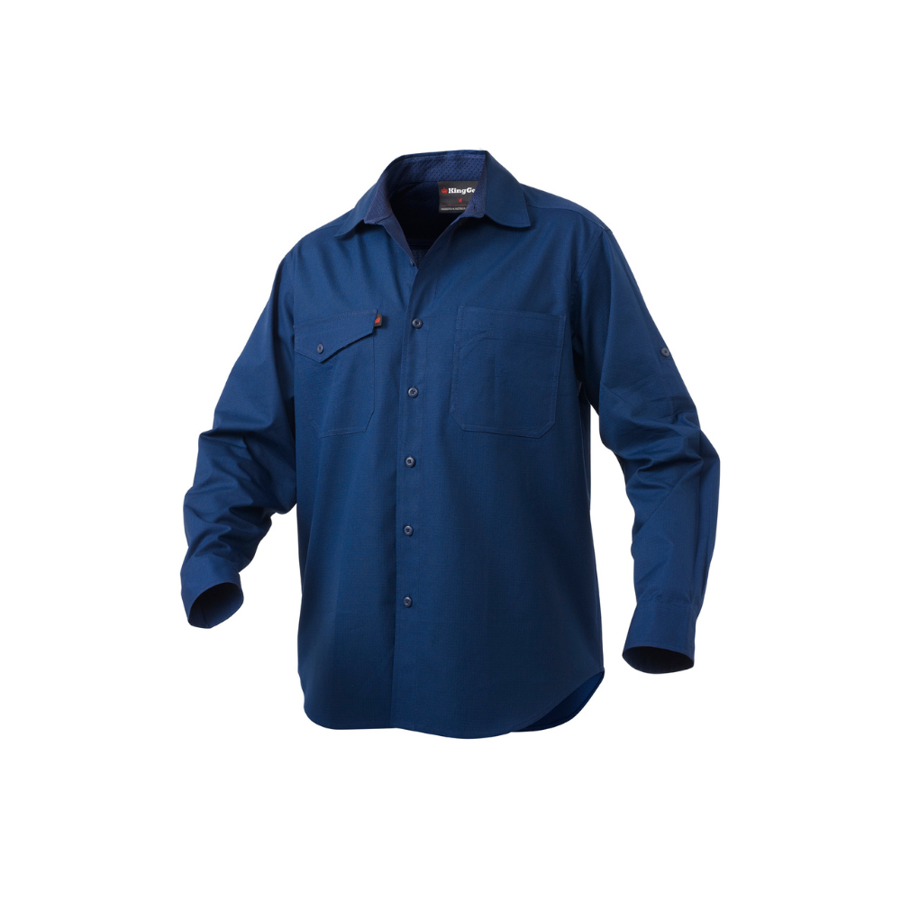 King Gee Workcool 2 Lightweight Ripstop Long Sleeve Work Shirt K14820
