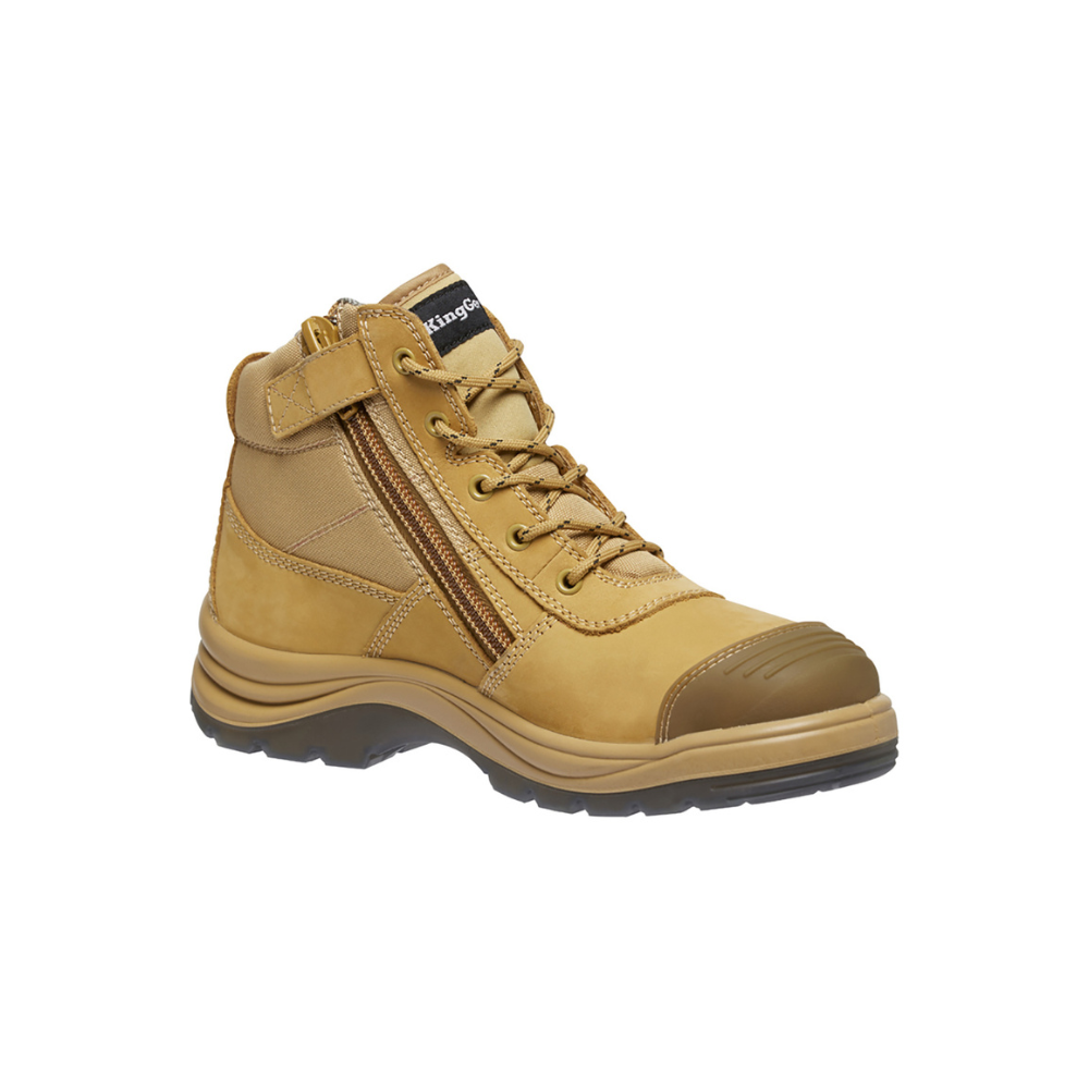 King Gee Tradie Puncture Resistant Work Boots Wheat K27125