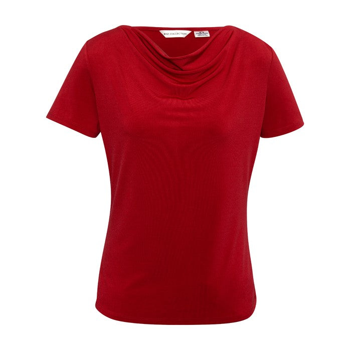 Biz Ava Womens Top K625LS in Red