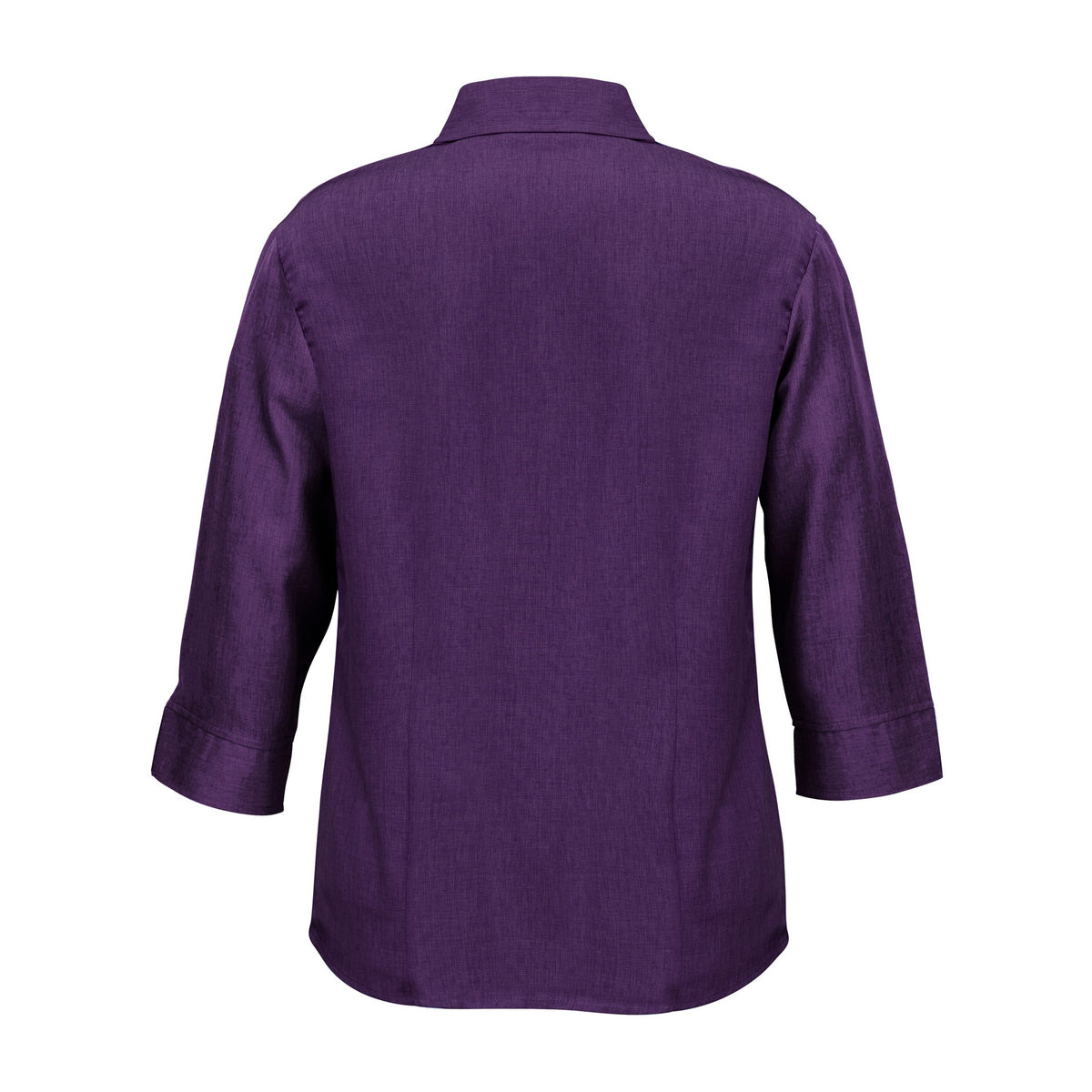 Biz Oasis Womens 3/4 Sleeve Shirt LB3600 in Grape, view 2