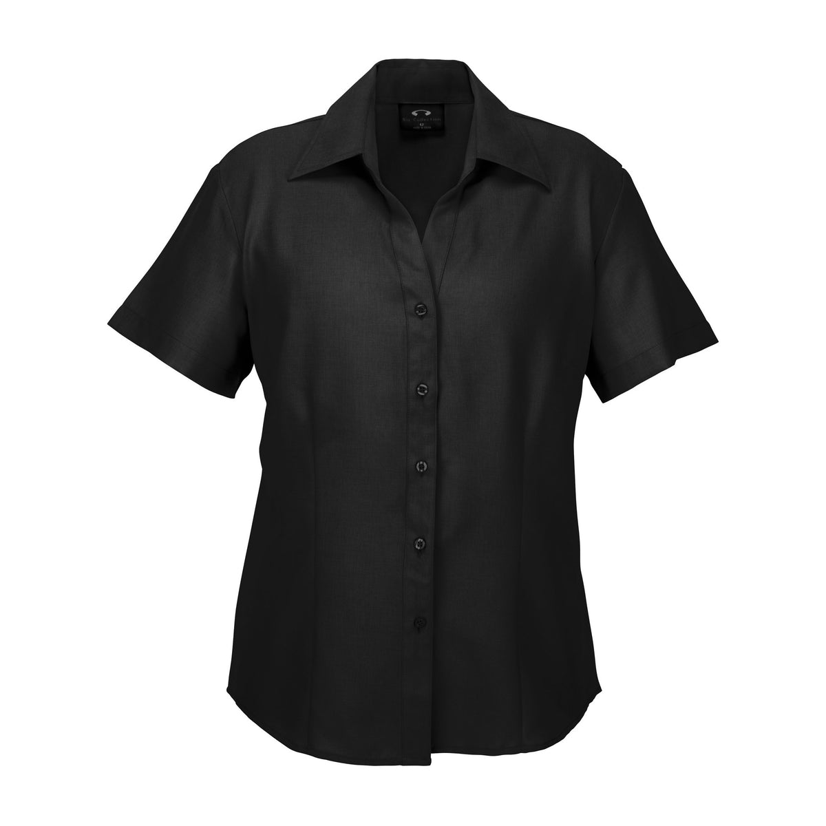 Biz Oasis Womens Short Sleeve Shirt LB3601 in Black