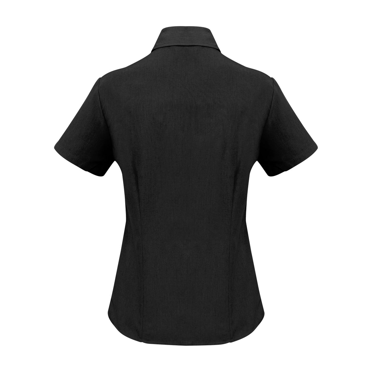 Biz Oasis Womens Short Sleeve Shirt LB3601 in Black, view 2