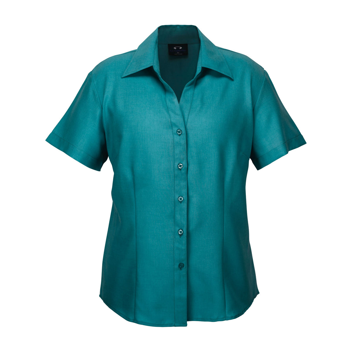 Biz Oasis Womens Short Sleeve Shirt LB3601 in Teal