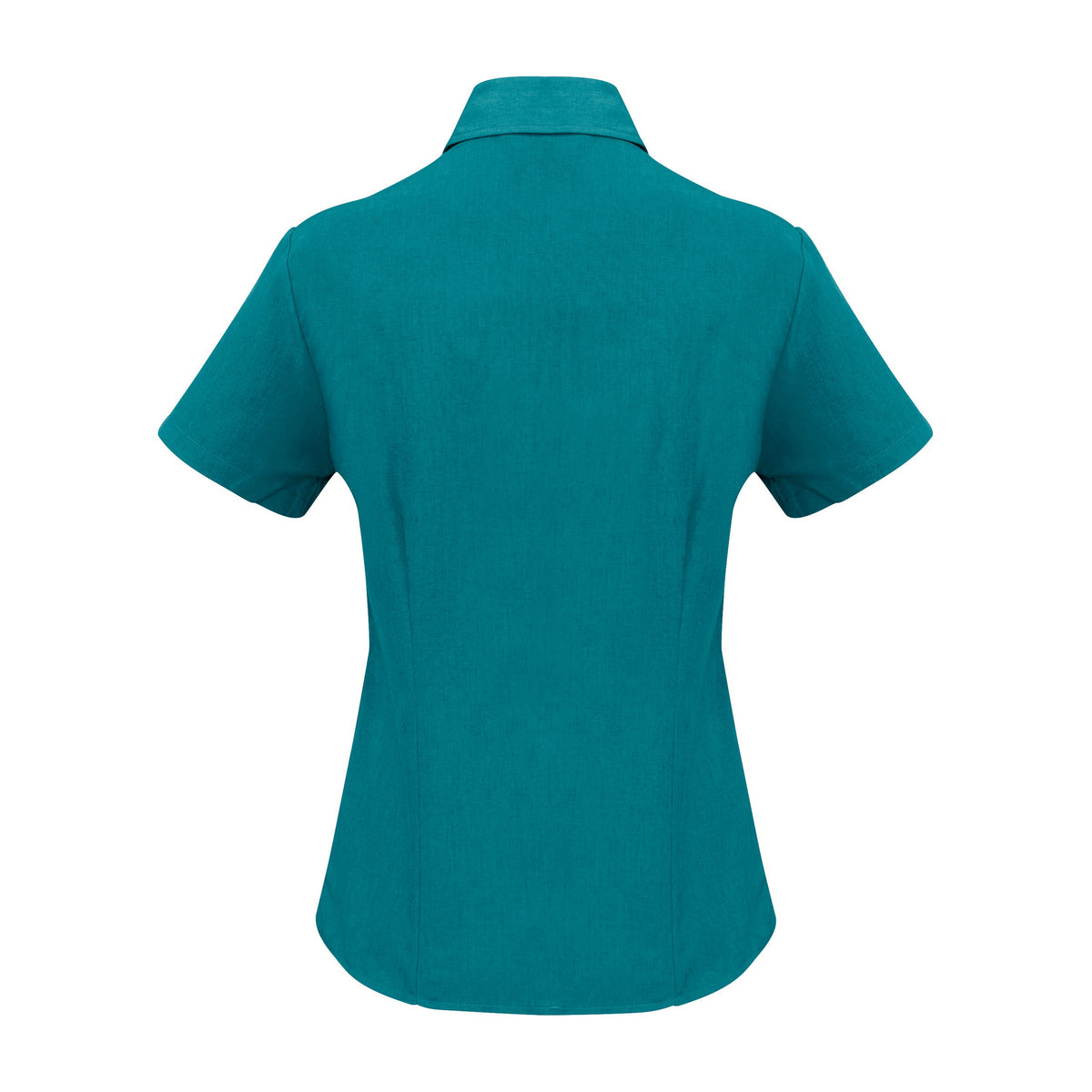 Biz Oasis Womens Short Sleeve Shirt LB3601 in Teal, view 2