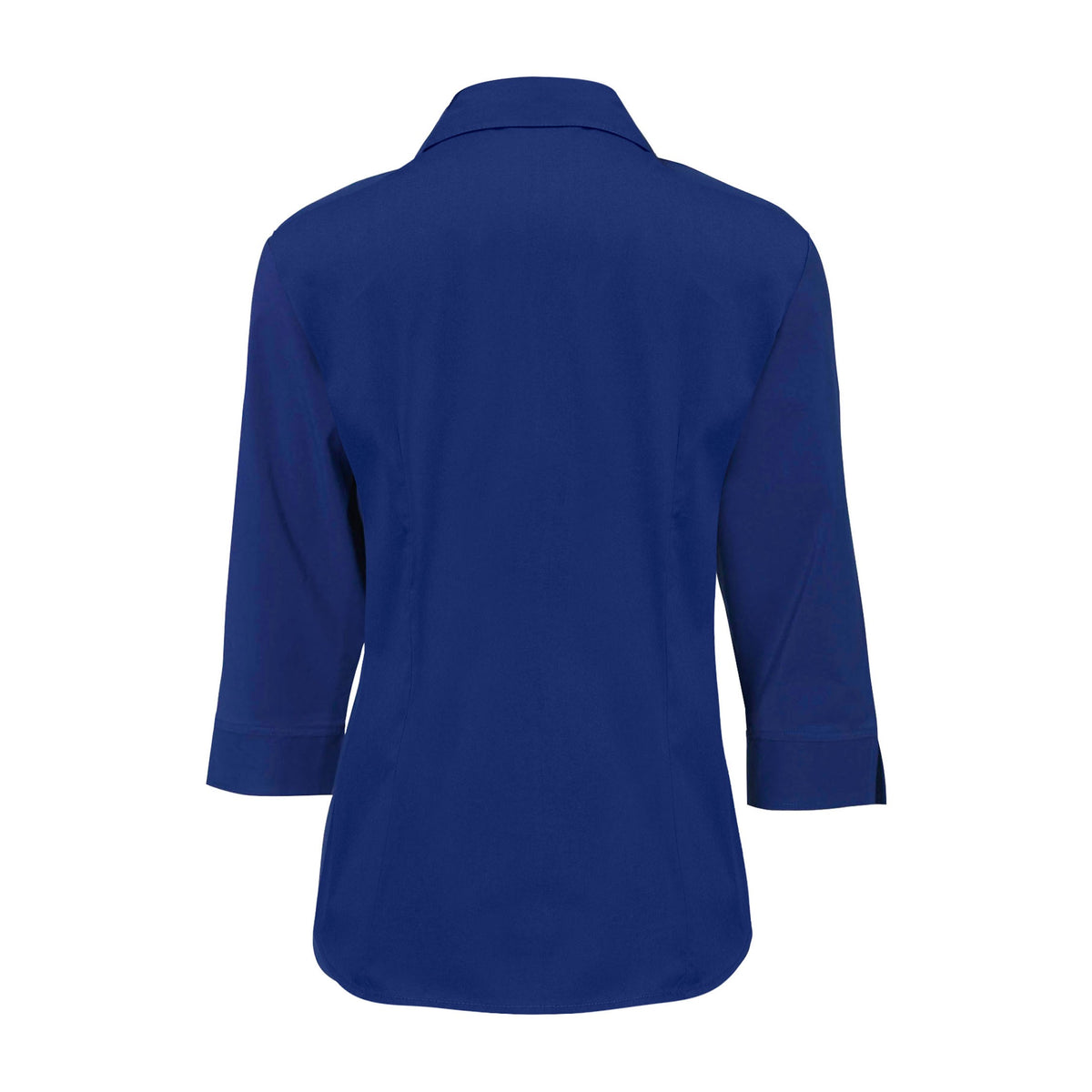 Biz Metro Womens 3/4 Sleeve Shirt LB7300 in Royal, view 2