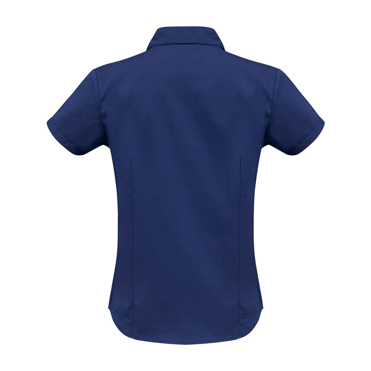 Biz Metro Womens Short Sleeve Shirt LB7301 in Royal, view 2