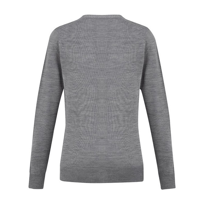 Biz Roma Womens Knit Cardigan LC916L in Silver