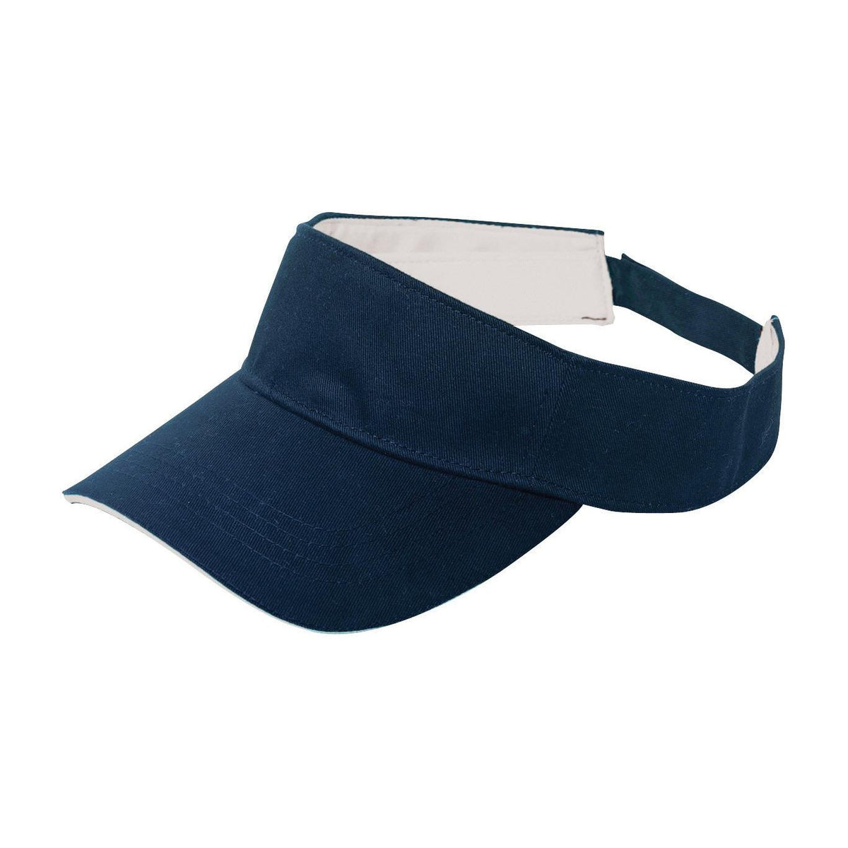 Legend Life Sandwich Peak Visor 4040 in Navy/White