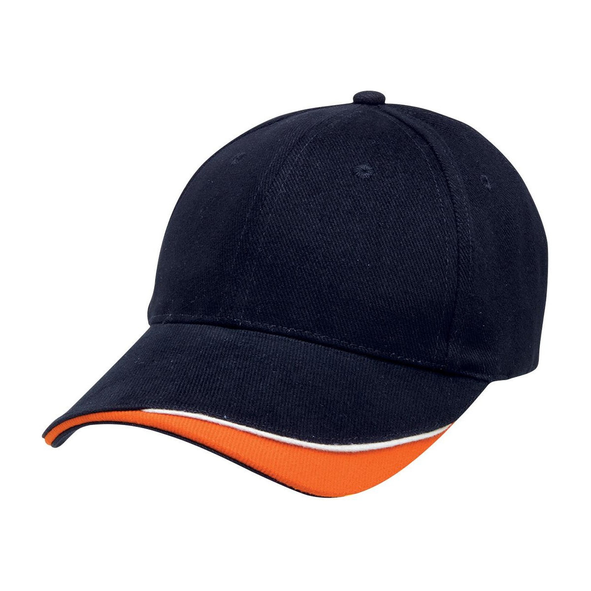 Legend Life Signature Cap 4046 in Navy/White/Orange