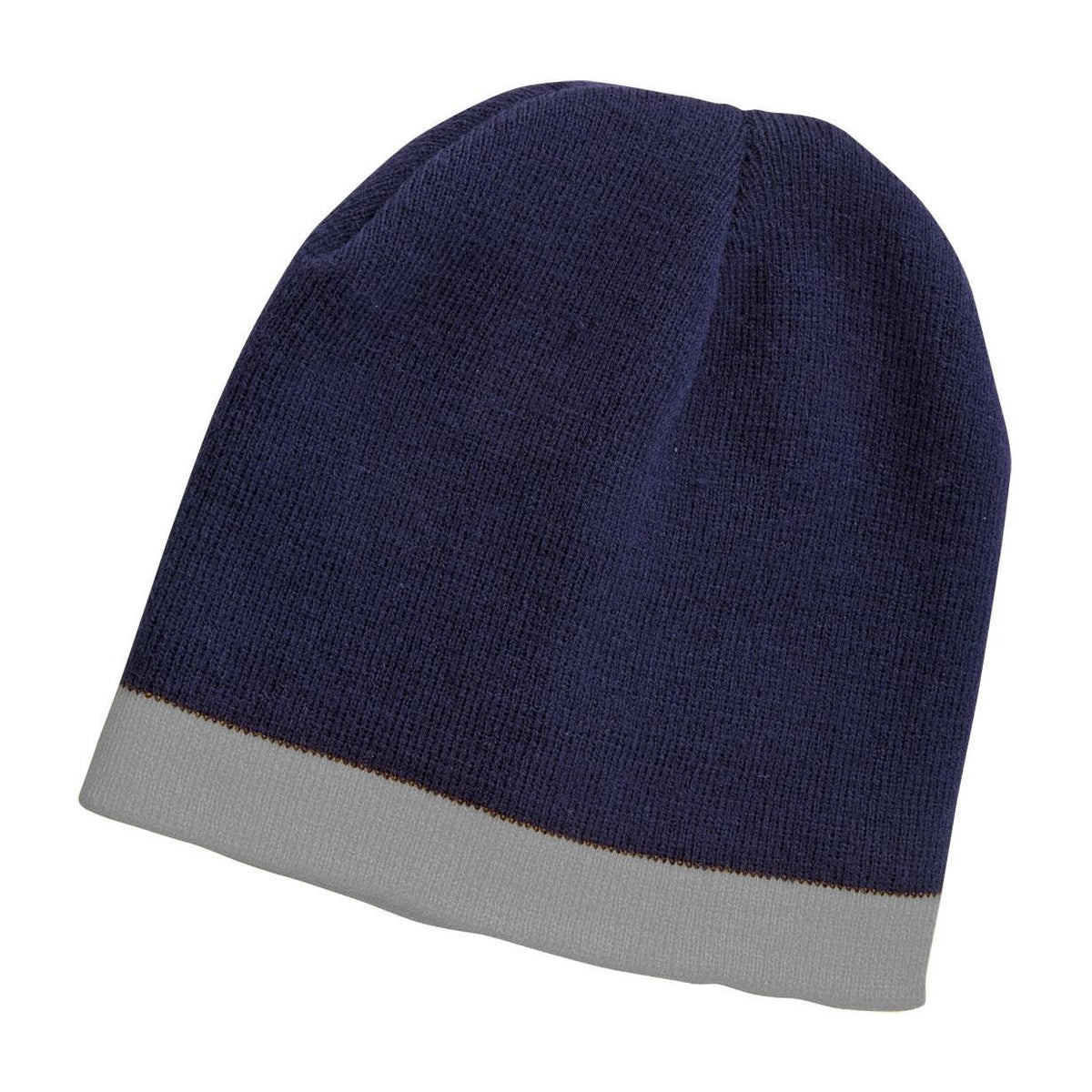 Legend Life Skull Beanie 4240 in Navy/Grey