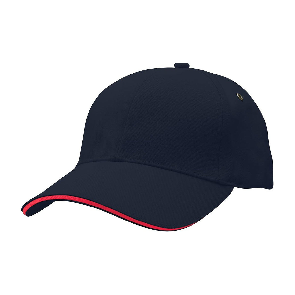 Legend Life Sandwich Peak Cap 4289 in Navy/Red