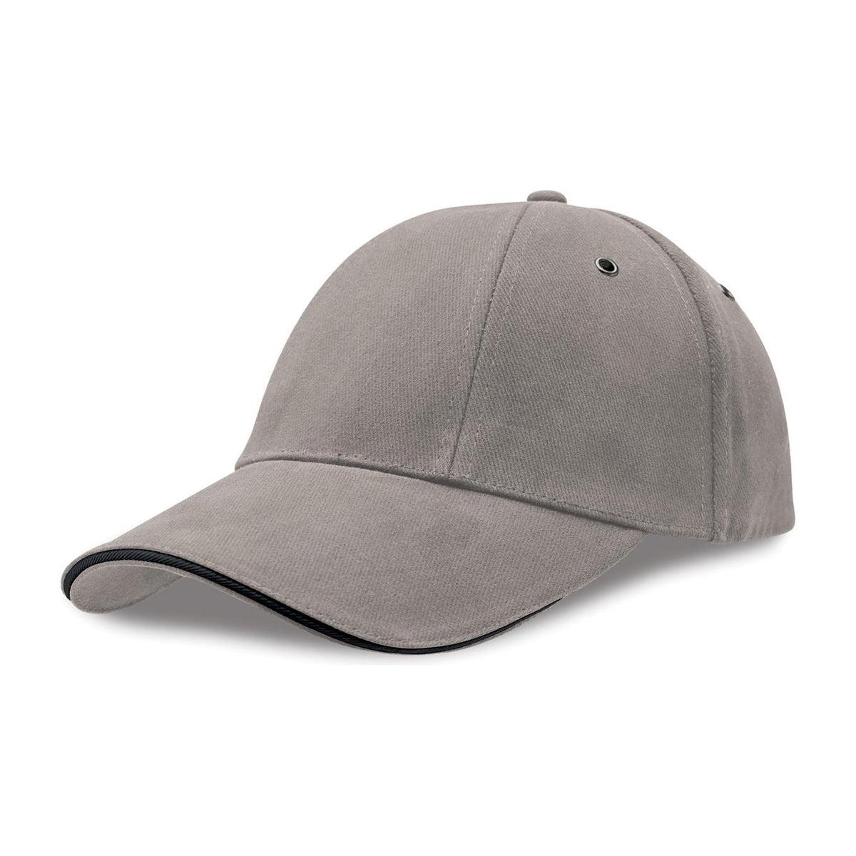 Legend Life Rotated Sandwich Peak Cap 4290 in Grey/Black