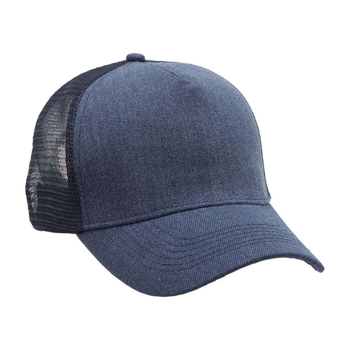 Legend Life Heathered Mesh Trucker 4395 in Navy Heather/Navy