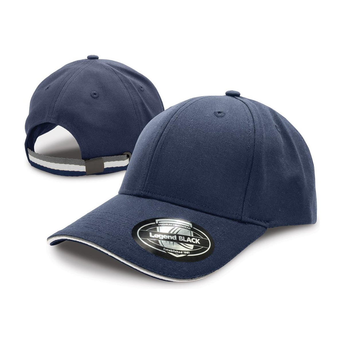 Legend Life San Marino Cap 7033 in Navy/Grey/White