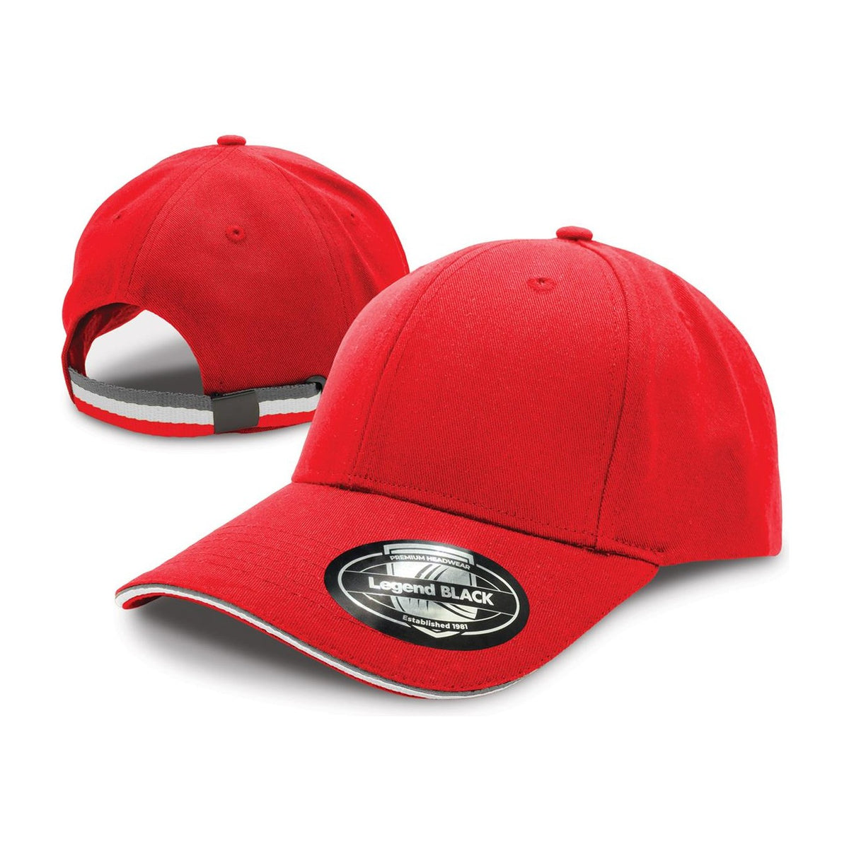 Legend Life San Marino Cap 7033 in Red/Grey/White