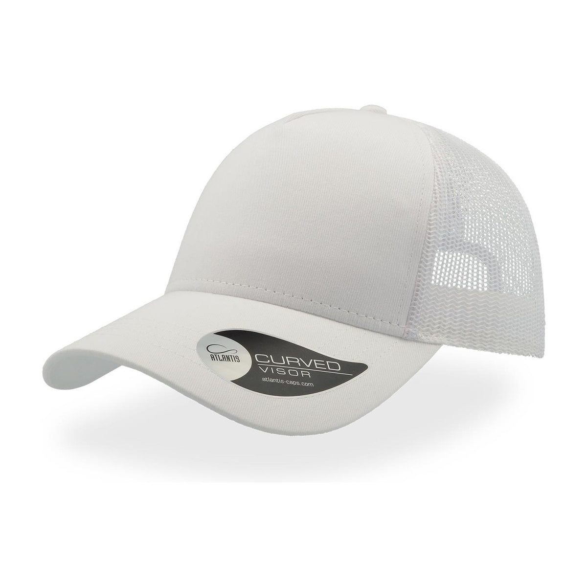 Legend Life Rapper Cotton Trucker Cap A2650 in White/White