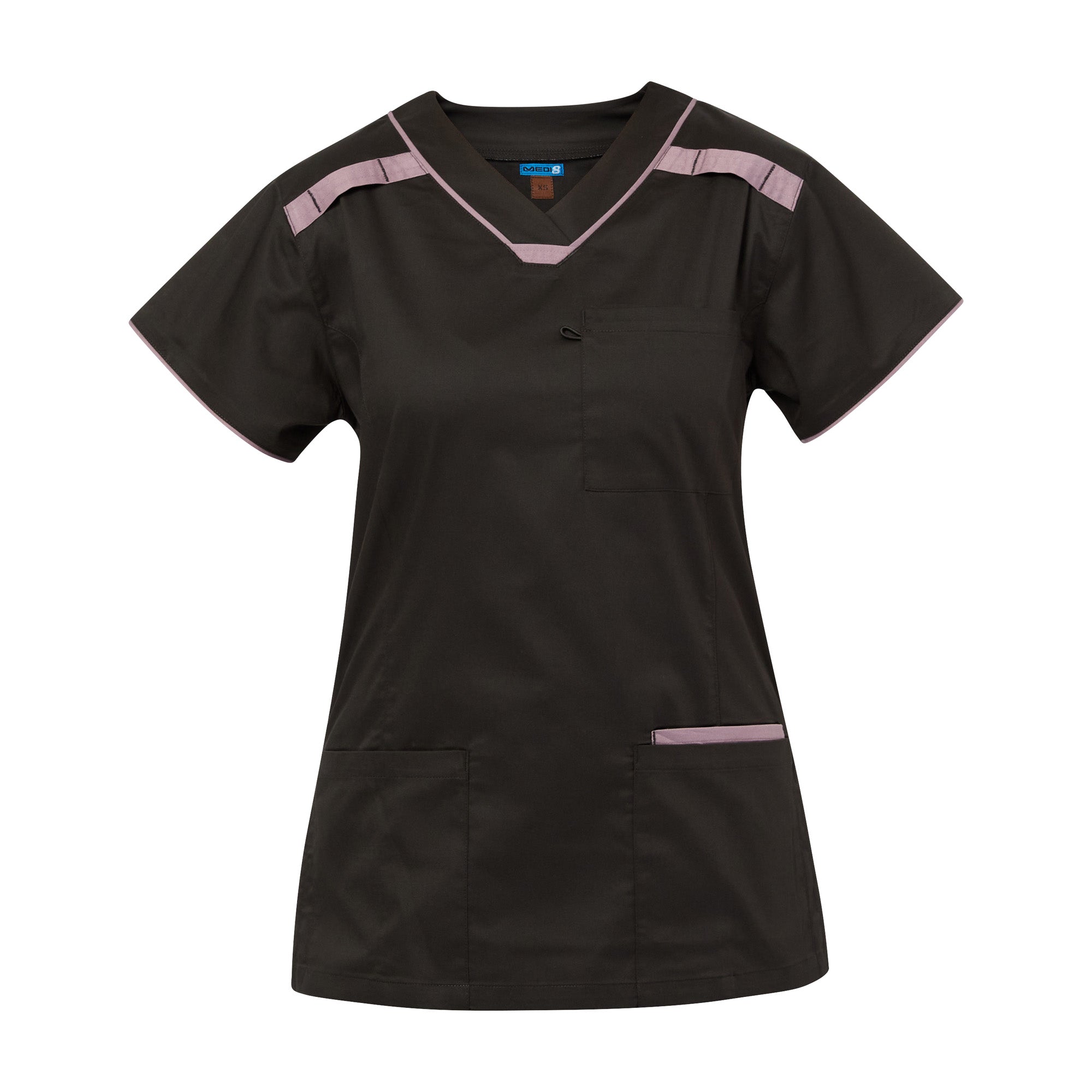 Medi8 Womens Stretch Scrub Top M88026