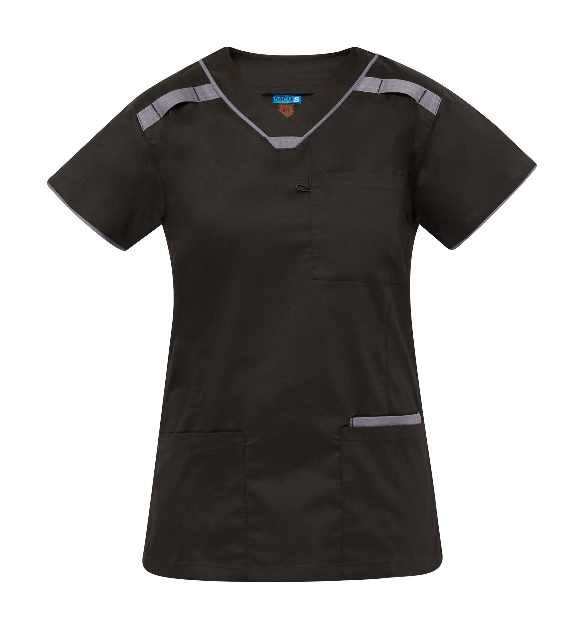 Medi8 Womens Stretch Scrub Top M88026