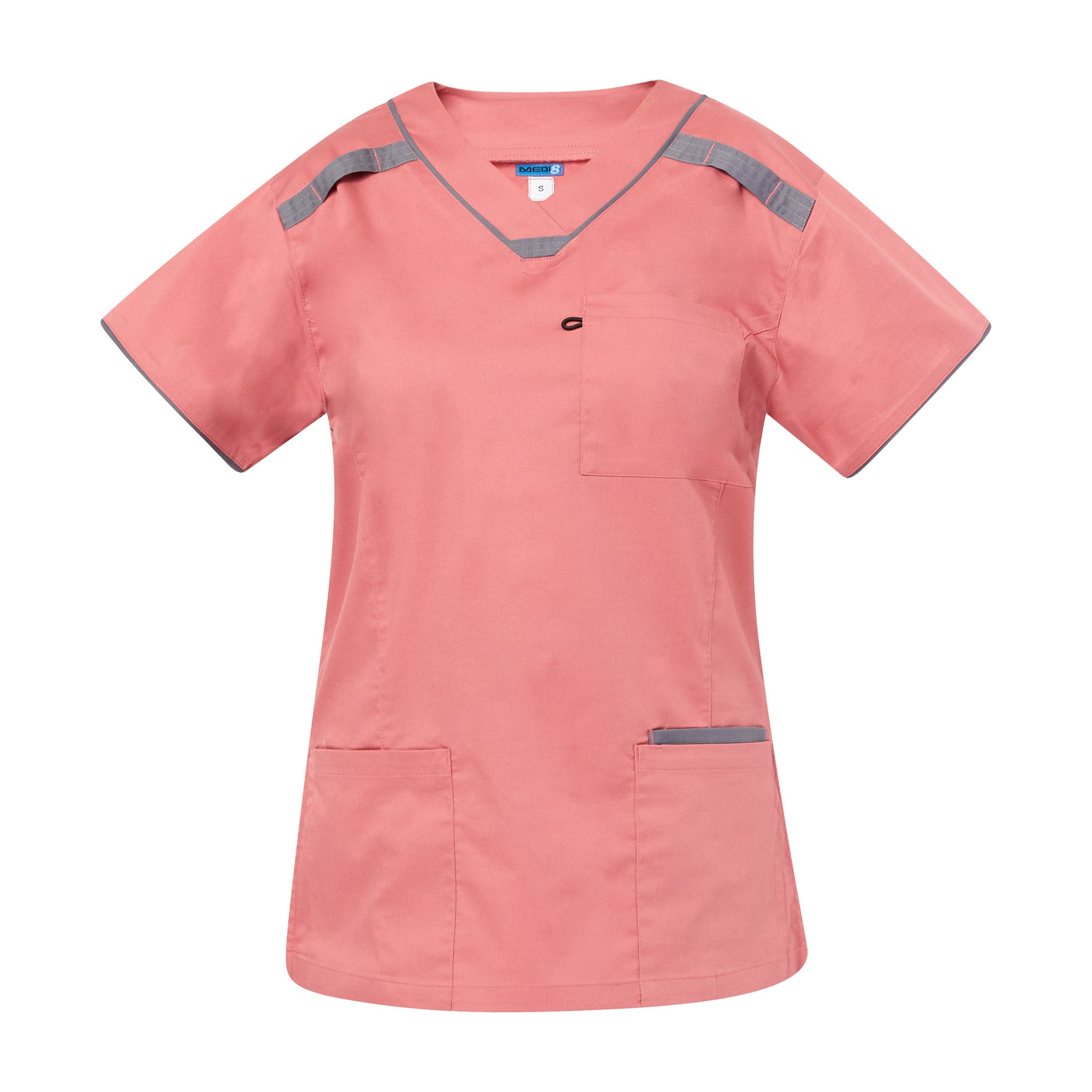 Medi8 Womens Stretch Scrub Top M88026