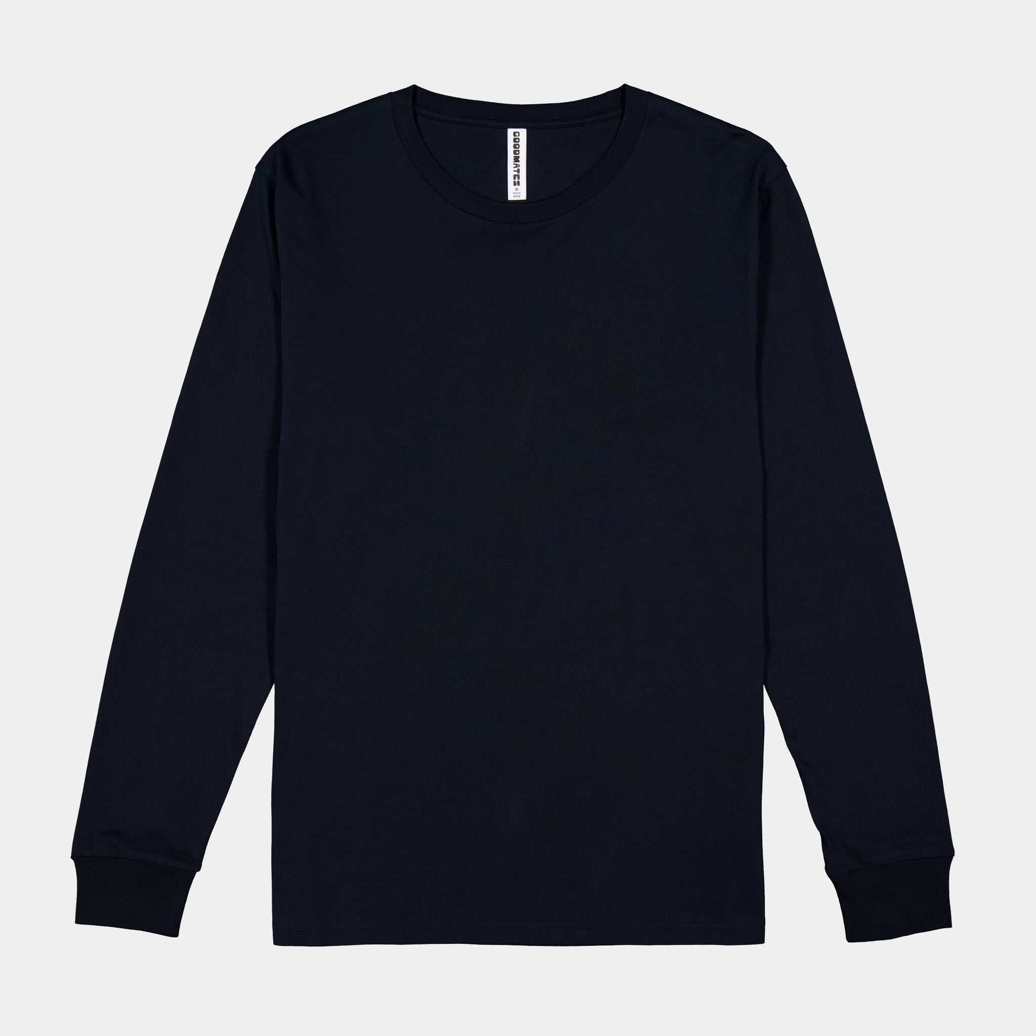 GOODMATES Mens Basis Long Sleeve Tee X1002M