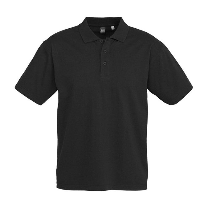 Biz Ice Mens Short Sleeve Polo P112MS in Black