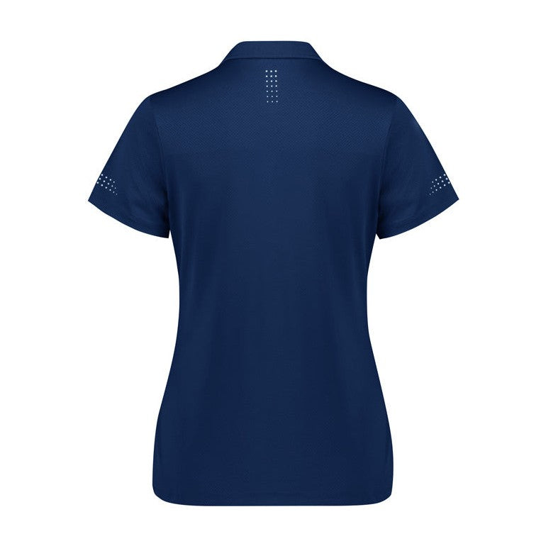 Biz Womens Balance Polo P200LS in Navy/White