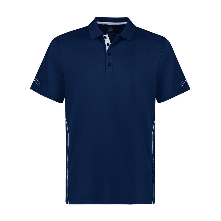Biz Mens Balance Polo P200MS in Navy/White