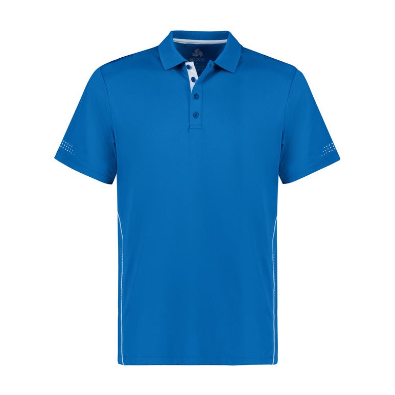 Biz Mens Balance Polo P200MS in Royal/White