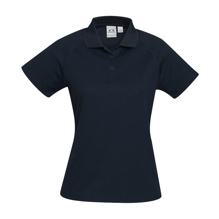 Biz Womens Sprint Polo P300LS in Navy