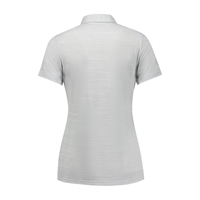 Biz Orbit Womens Short Sleeve Polo P410LS in Silver, view 2