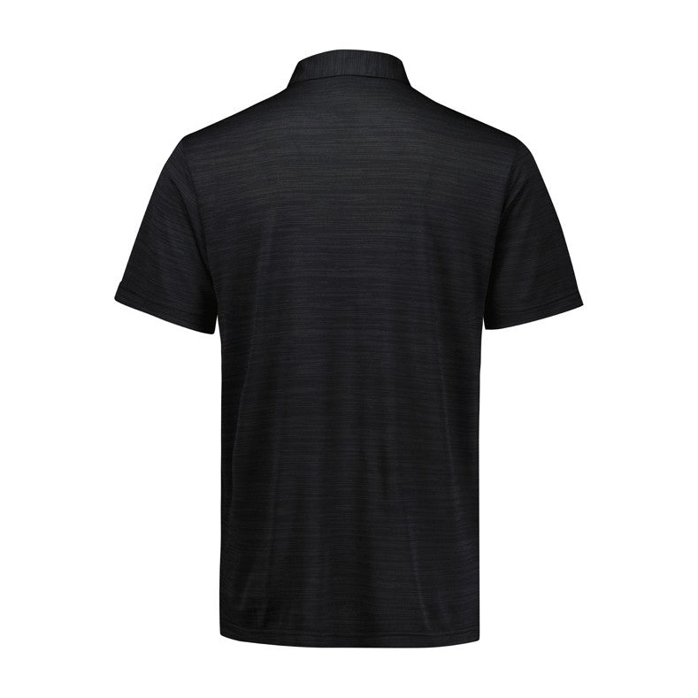 Biz Orbit Mens Short Sleeve Polo P410MS in Black, view 2