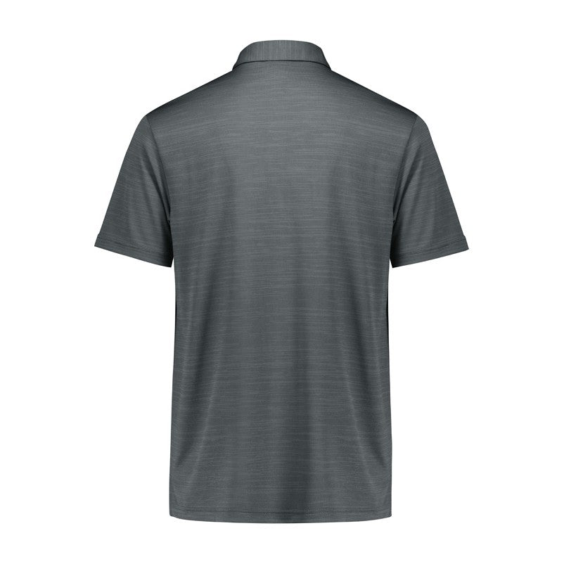 Biz Orbit Mens Short Sleeve Polo P410MS in Dark Grey Carbon, view 2