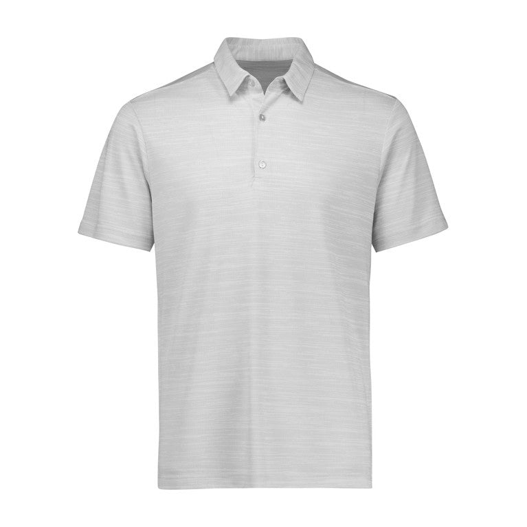 Biz Orbit Mens Short Sleeve Polo P410MS in Silver