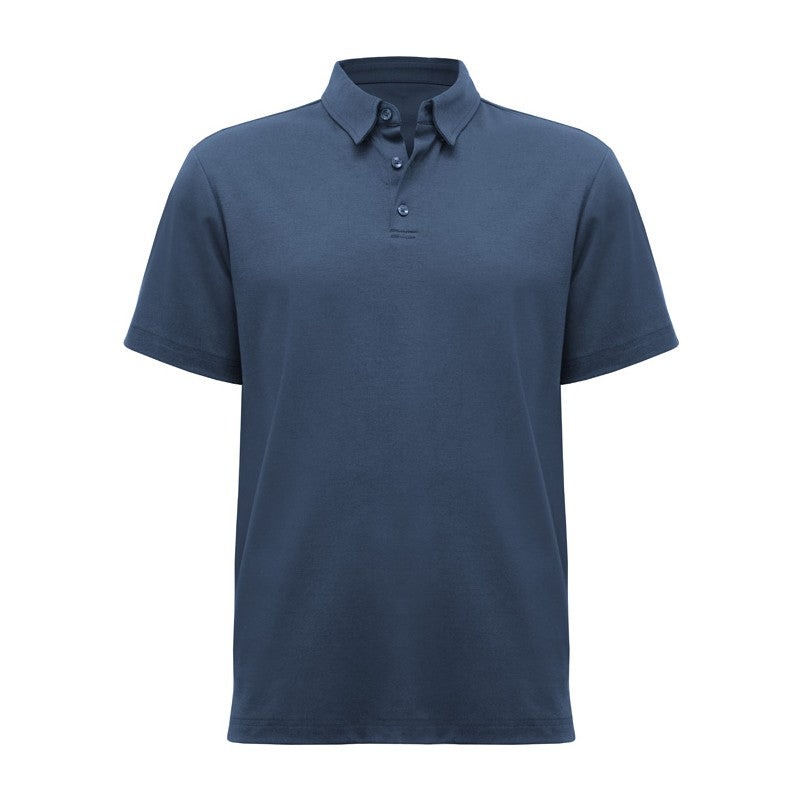 Biz Lotus Mens Short Sleeve Polo P515MS in Mineral Blue