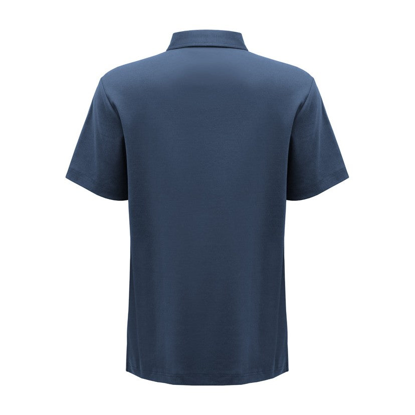 Biz Lotus Mens Short Sleeve Polo P515MS in Mineral Blue, view 2