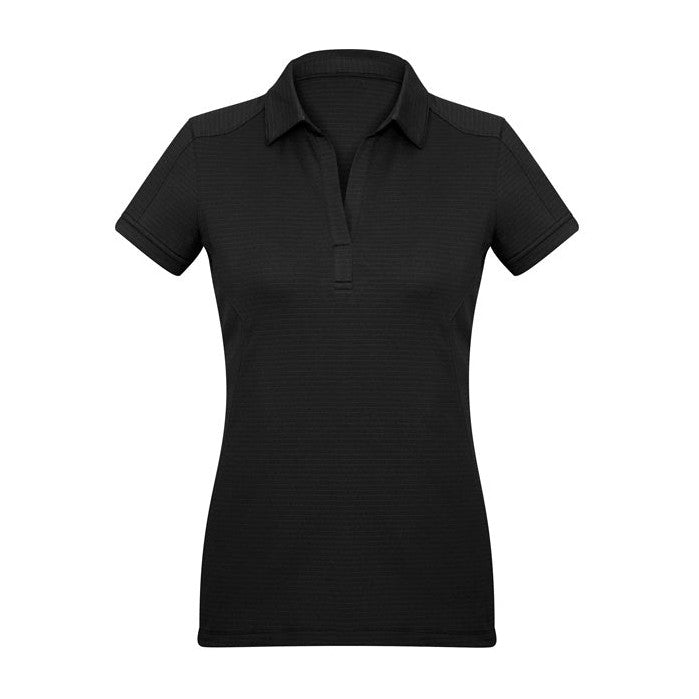 Biz Womens Profile Polo P706LS in Black