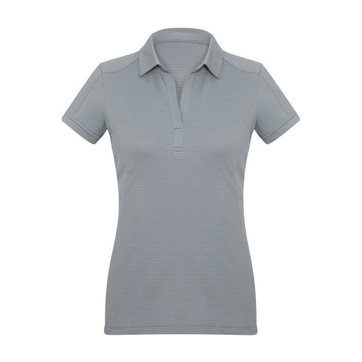 Biz Womens Profile Polo P706LS in Silver