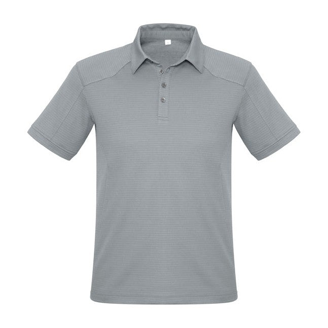Biz Mens Profile Polo P706MS in Silver