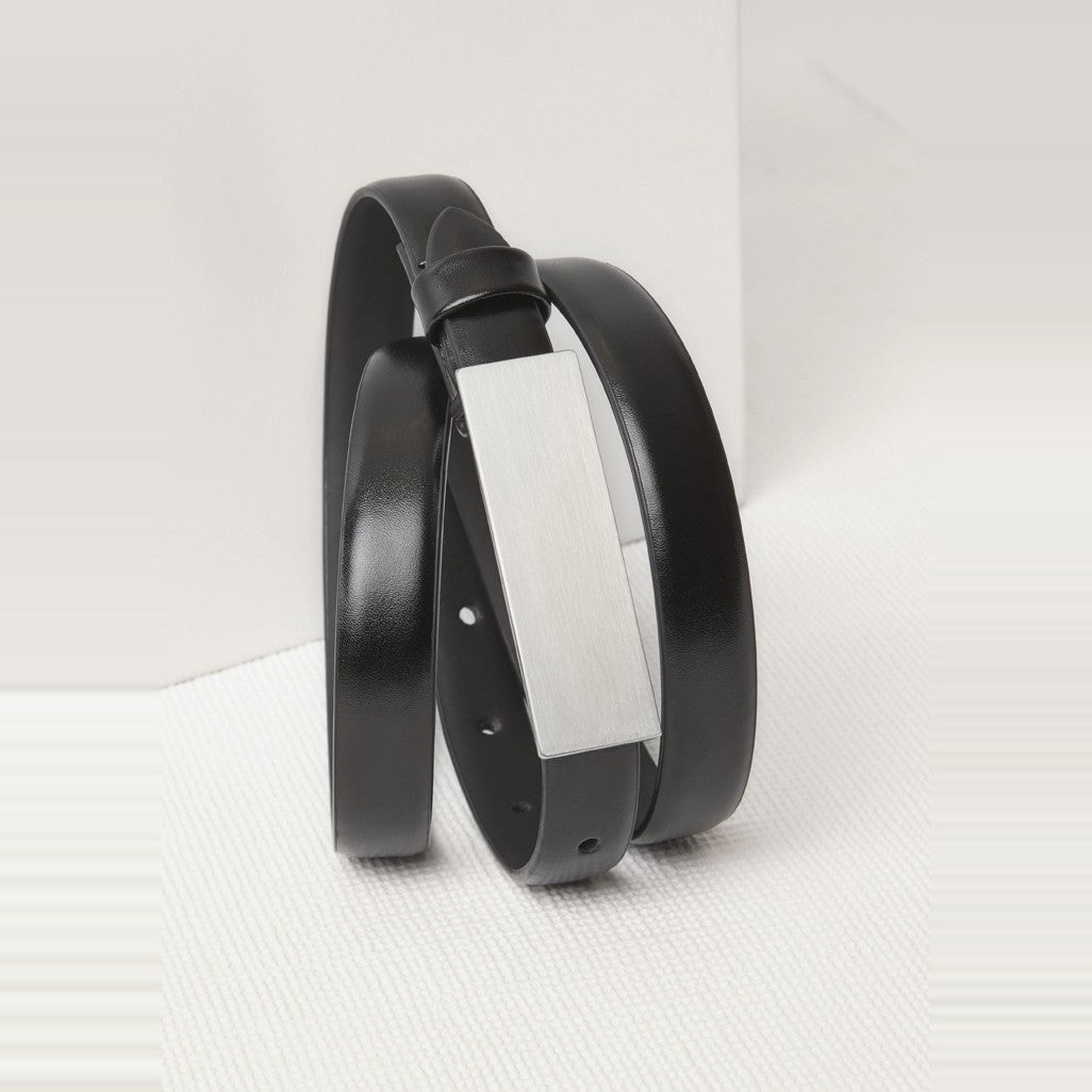 Biz Corporates Leather Womens Belt RA972L in Black