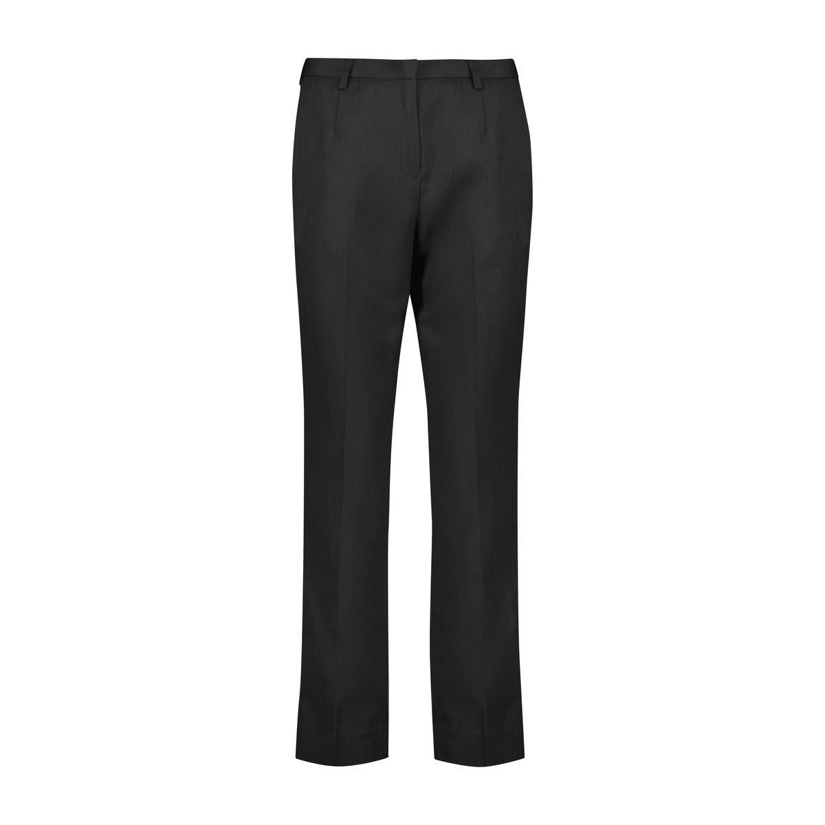 Biz Corporates Cool Stretch Womens Tapered Leg Adjustable Waist Pant RGP315L in Black