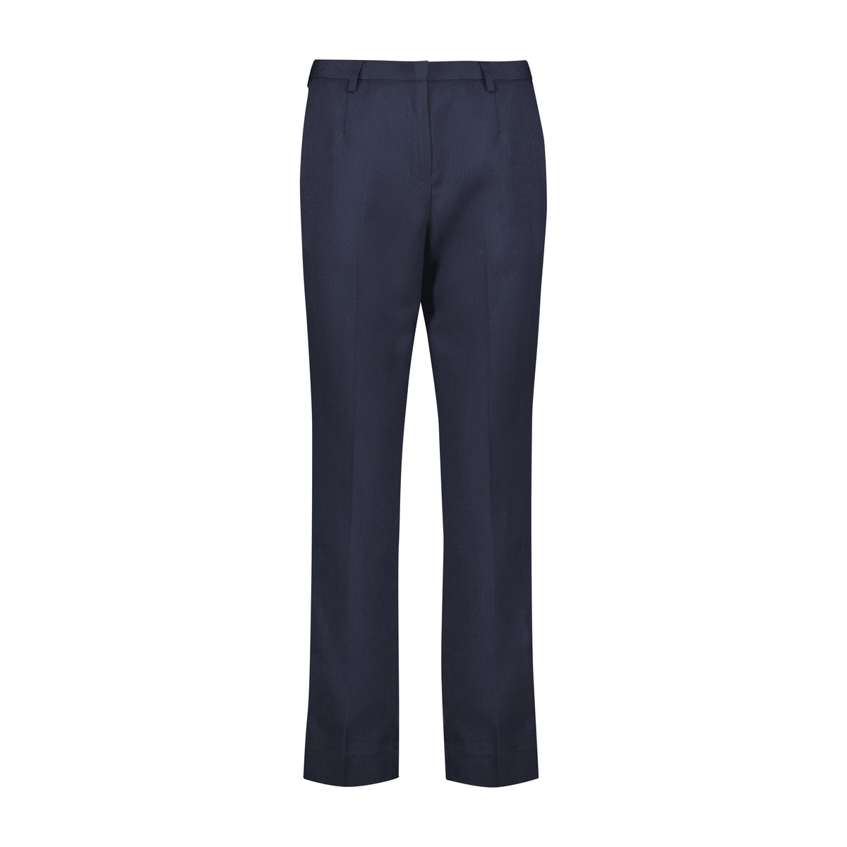 Biz Corporates Cool Stretch Womens Tapered Leg Adjustable Waist Pant RGP315L in Navy