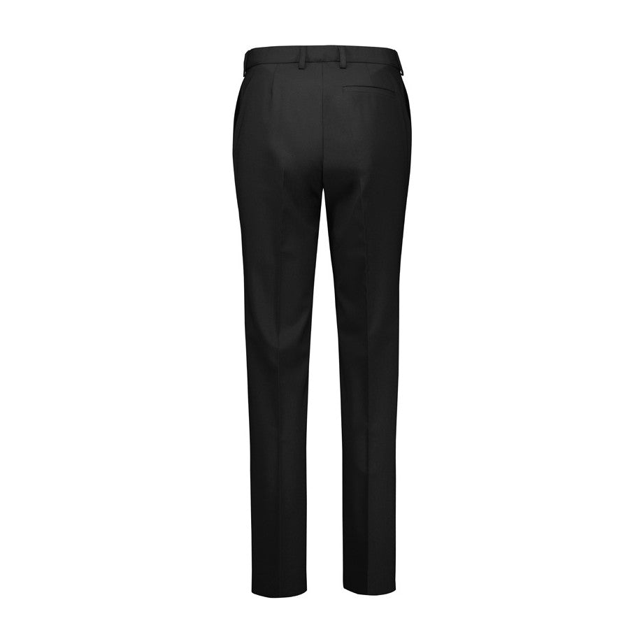 Biz Corporates Renew Womens Tapered Adjustable Waist Pant RGP404L in Pencil Black, view 2