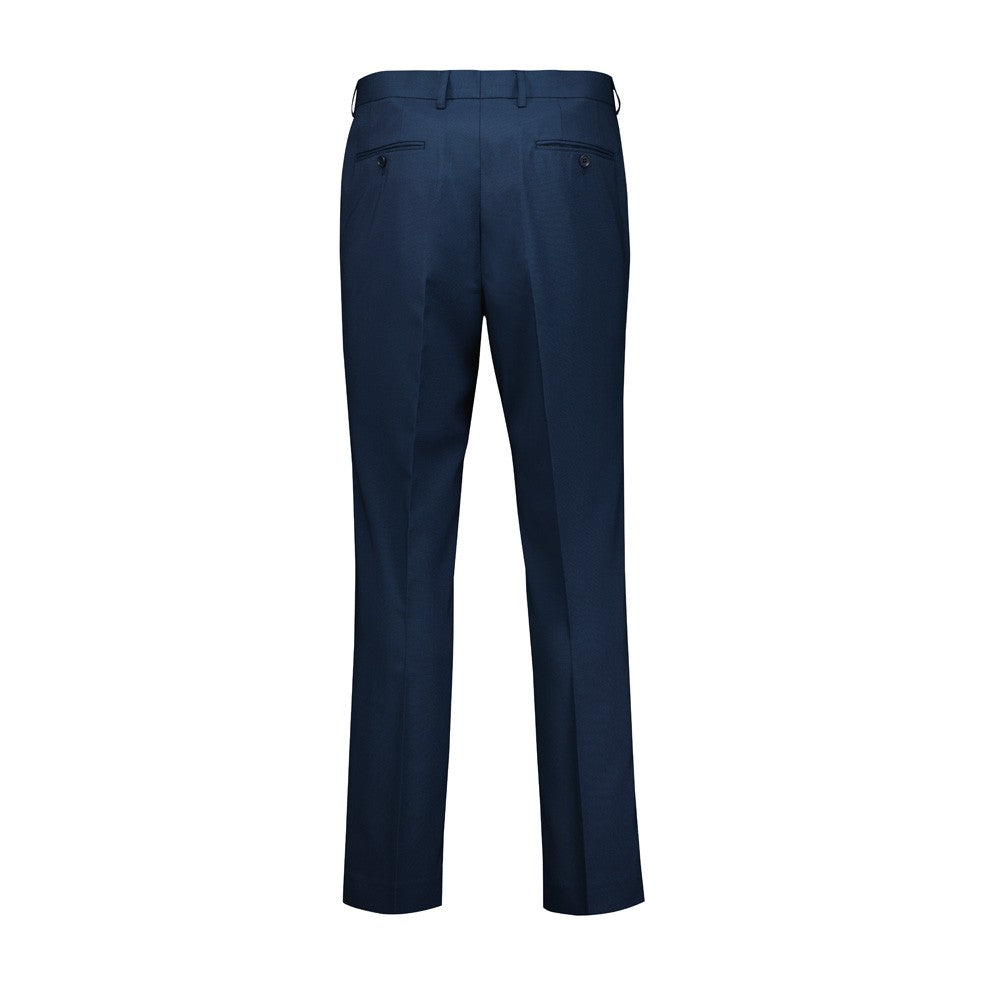Biz Corporates Renew Mens Slim Fit Flat Front Pant RGP407M in Navy Dusk, view 2