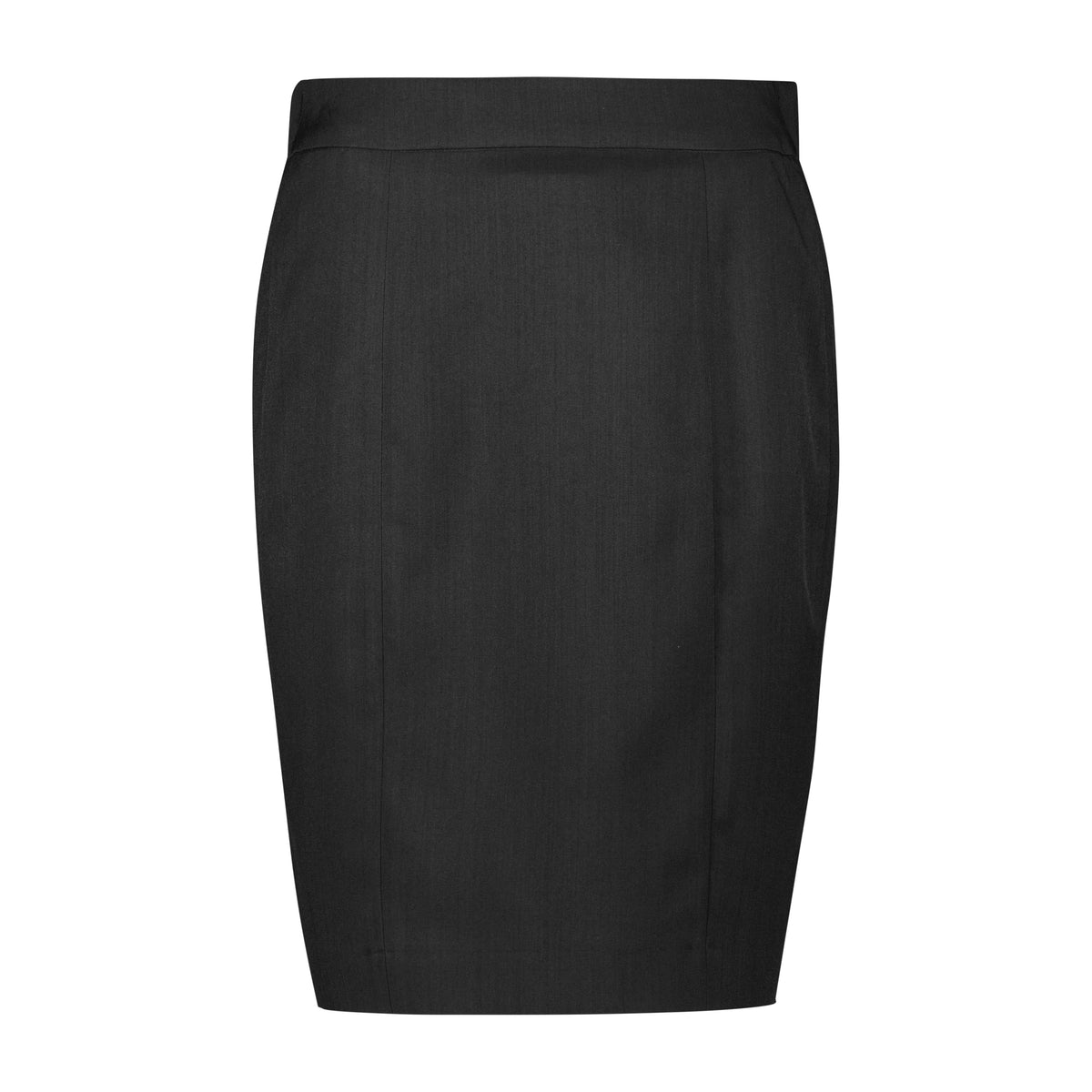 Biz Corporates Cool Stretch Womens Mid-waist Pencil Skirt RGS312L in Black