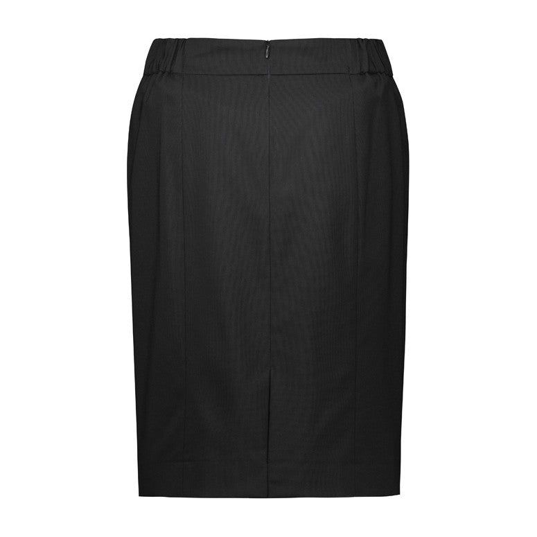 Biz Corporates Renew Womens Functional Pencil Skirt RGS403L in Pencil Black, view 2