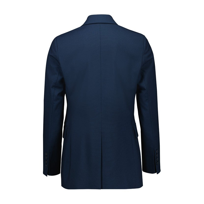 Biz Corporates Renew Womens Double Breasted Longline Jacket RJ400L in Navy Dusk, view 2